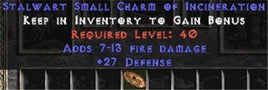 27-29 Defense w/ 7-13 Fire Damage SC - Europe Non-Ladder