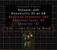 3 Sockets Archon Plate