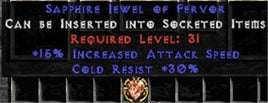 30 Cold Res/15% IAS Jewel - West Non-Ladder