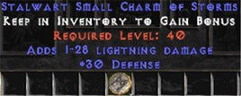30 Defense w/ 1-28 Lightning Damage SC - Perfect - West Non-Ladder