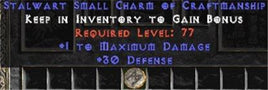 30 Defense w/ 1 Max Damage SC - Perfect - West Non-Ladder