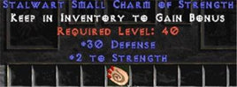 30 Defense w/ 2 Str SC - Perfect - East Non-Ladder