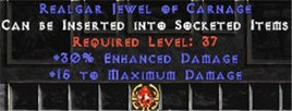 30% ED / 15 Max Damage Jewel - West Non-Ladder