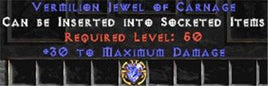 30 Max Damage Jewel - Europe Non-Ladder