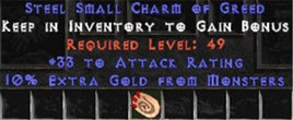 33-35 Attack Rating w/ 10% Gold Find SC - West Non-Ladder