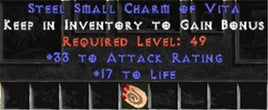 33-35 Attack Rating w/ 16-19 Life SC - West Non-Ladder