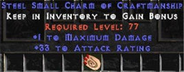33-35 Attack Rating w/ 1 Max Damage SC - West Non-Ladder