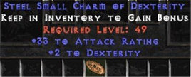 33-35 Attack Rating w/ 2 Dex SC - West Non-Ladder