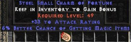 33-35 Attack Rating w/ 5-6% MF SC - West Non-Ladder