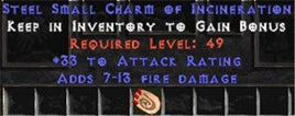 33-35 Attack Rating w/ 7-13 Fire Damage SC - West Non-Ladder