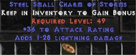 36 Attack Rating w/ 1-28 Lightning Damage SC - Perfect - Europe Non-Ladder