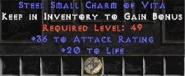 36 Attack Rating w/ 20 Life SC - Perfect - Europe Non-Ladder