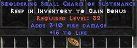 3-10 Fire Damage w/ 15 Life SC - East HC Ladder
