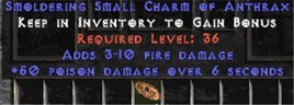 3-10 Fire Damage w/ 50 Poison Damage SC - Europe Ladder