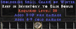 3-10 Fire Damage w/ 5-9 Cold Damage SC - Europe HC Ladder