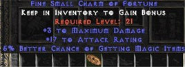 3 Max Damage w/ 17-19 AR & 5% MF SC - Europe Non-Ladder