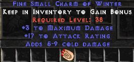 3 Max Damage w/ 17-19 AR & 5-9 Cold Damage SC - West Ladder