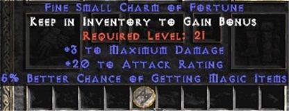 3 Max Damage w/ 20 AR & 5% MF SC - Europe Non-Ladder