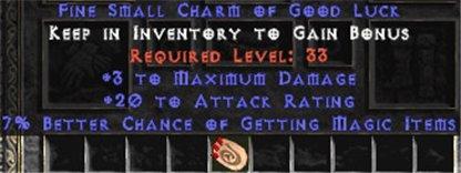 3 Max Damage w/ 20 AR & 7% MF SC - Perfect - Europe Non-Ladder
