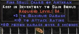 3 Max Damage w/ 10-16 AR & 50 Poison Damage SC - Europe Non-Ladder