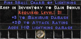 3 Max Damage w/ 20 AR & 1-10 Lightning Damage SC - Europe Non-Ladder