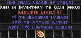 3 Max Damage w/ 20 AR & 1-28 Lightning Damage SC - Perfect - West Non-Ladder