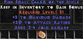 3 Max Damage w/ 20 AR & 2-4 Cold Damage SC - Europe Non-Ladder