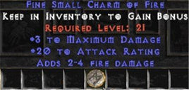 3 Max Damage w/ 20 AR & 2-4 Fire Damage SC - Europe Non-Ladder