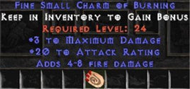 3 Max Damage w/ 20 AR & 4-8 Fire Damage SC - Europe Non-Ladder