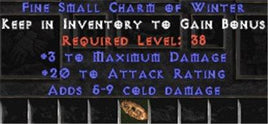 3 Max Damage w/ 20 AR & 5-9 Cold Damage SC - Perfect - Europe Non-Ladder