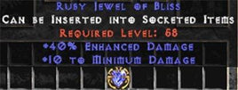 40% ED / 10 Min Damage Jewel - Europe Ladder