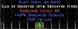40% ED / 20 to Life Jewel - West Non-Ladder