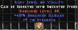 40% ED / 9 Strength Jewel - West Non-Ladder