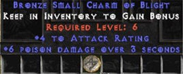 4 Attack Rating w/ 6 Poison Damage SC - East Non-Ladder