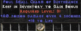 50 Poison Damage w/ 15 Life SC - West Ladder
