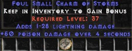 50 Poison Damage w/ 1-28 Lightning Damage SC - West Non-Ladder