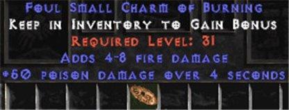 50 Poison Damage w/ 4-8 Fire Damage SC - East Ladder