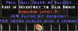 50 Poison Damage w/ 5% FHR SC - Europe Non-Ladder