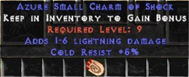 5 Resist Cold w/ 1-6 Lightning Damage SC - West Non-Ladder