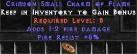 5 Resist Fire w/ 1-2 Fire Damage SC - Europe Ladder