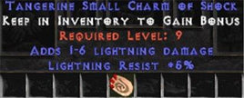 5 Resist Lightning w/ 1-6 Lightning Damage SC - West Non-Ladder