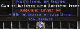 64 Defense / 15% IAS Jewel - Europe Non-Ladder