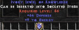 64 Defense / 9 Energy Jewel - Europe Non-Ladder