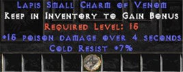 7 Resist Cold w/ 15 Poison Damage SC - West Non-Ladder