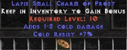 7 Resist Cold w/ 1-2 Cold Damage SC - West Non-Ladder