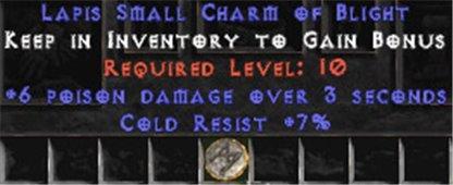 7 Resist Cold w/ 6 Poison Damage SC - Europe Ladder