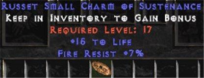 7 Resist Fire w/ 15 Life SC - West Ladder