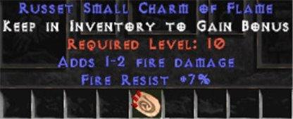 7 Resist Fire w/ 1-2 Fire Damage SC - Europe HC Ladder