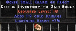 7 Resist Lightning w/ 1-2 Cold Damage SC - West Non-Ladder