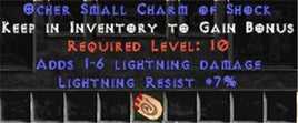 7 Resist Lightning w/ 1-6 Lightning Damage SC - West Non-Ladder